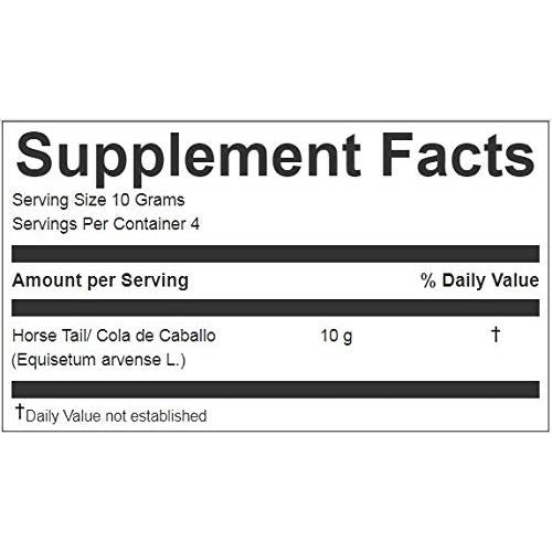 Hanan Peruvian Secrets Cola de Caballo Herbal Tea | 100% Natural Horsetail | 1.41oz / 40g | Naturally Aids in Maintaning Healthy Urinary Tract and Prostate Functions | Promotes Healthy Skin, Hair and Nails - 1 Pack