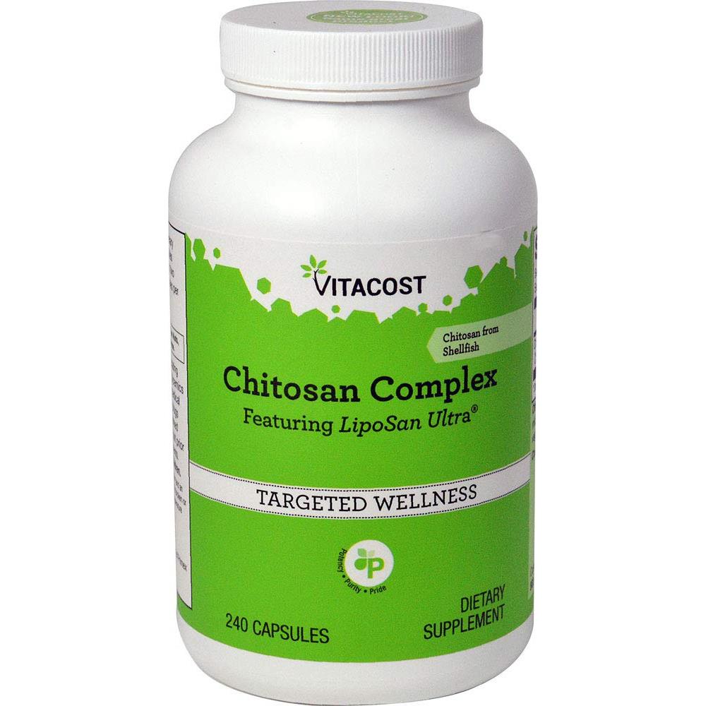 Vitacost Chitosan - 1500 mg per Serving - 240 Capsules