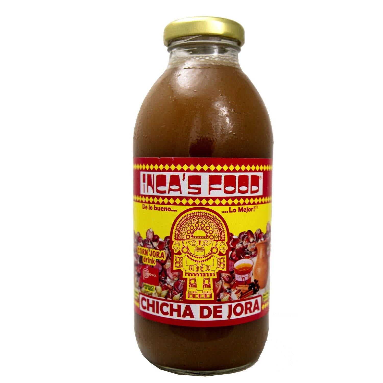 INCA'S FOOD Chicha de Jora para Beber/ Drinking Corn Jora Cider 16 oz.