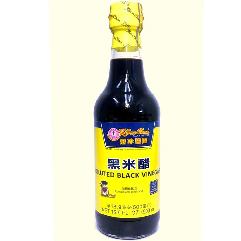 Koon Chun Diluted Black Rice Vinegar 16.9 oz (1 Pack)
