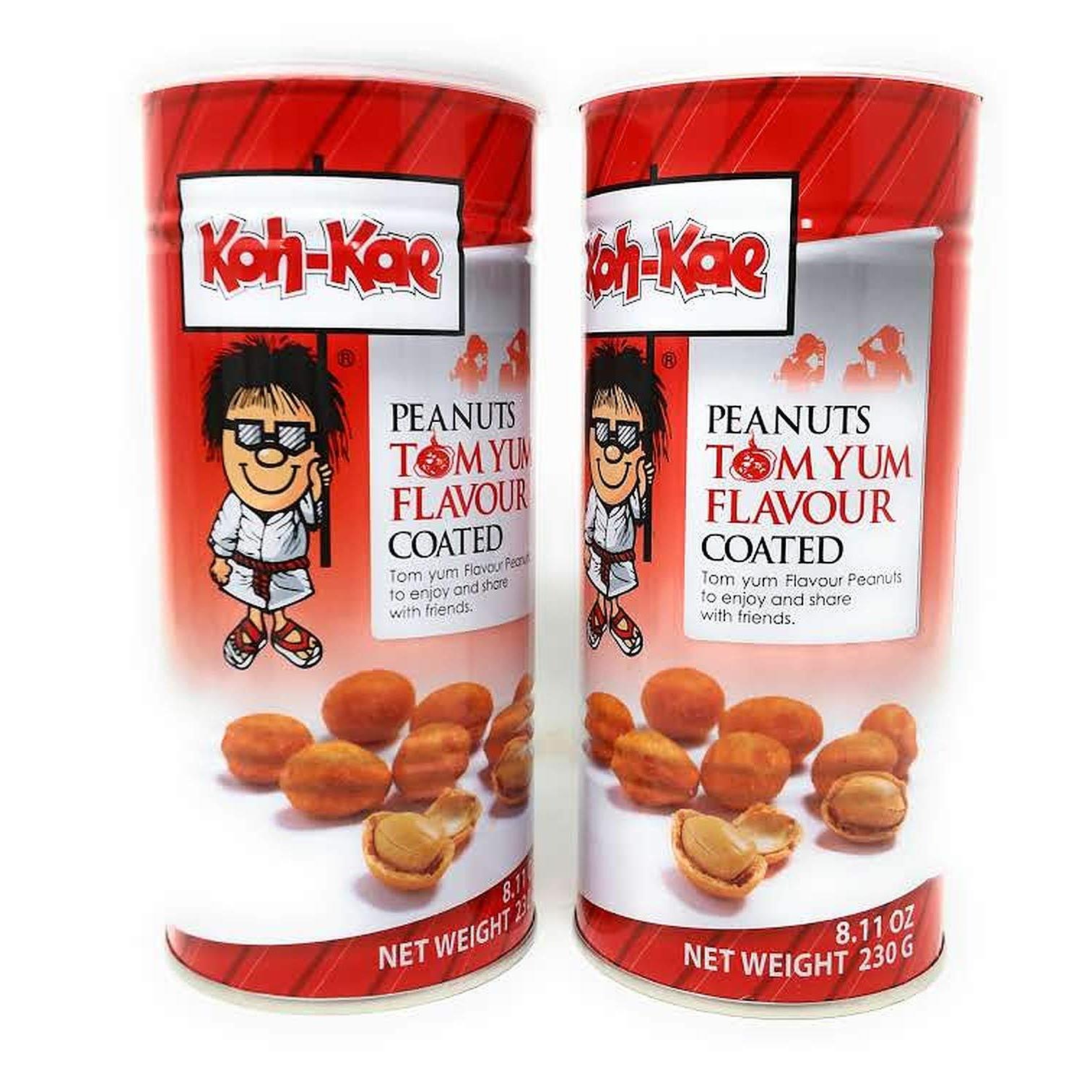 Koh-Kae Peanuts Tom Yum Flavor Coated 8.11oz (230g), 2 Pack