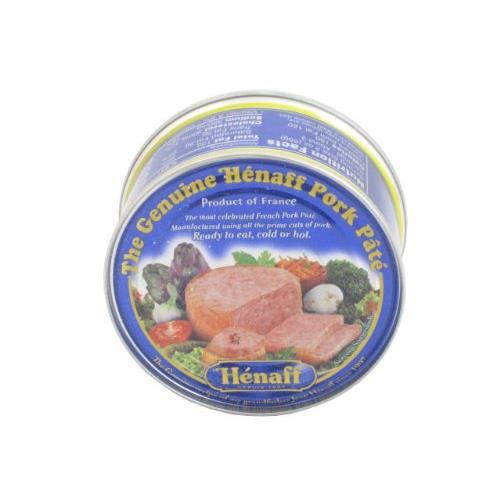 Henaff French Pork Pate Pure Porc 96% - 153 gram can (4 PACK)