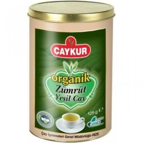 CAYKUR TURKISH ORGANIC ZUMRUT GREEN TEA 125GR CAN