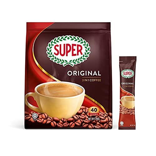 SUPER Original 3 in 1 Instant Coffee - 800g, 40 Sticks