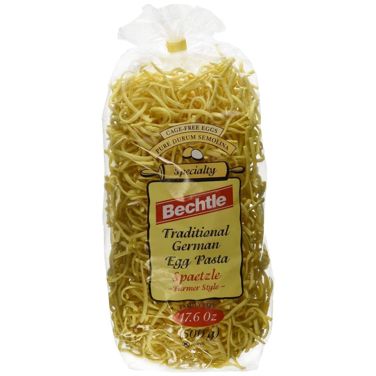 Bechtle Egg Spaetzle, Farmer Style - 17.6oz (Pack of 4)