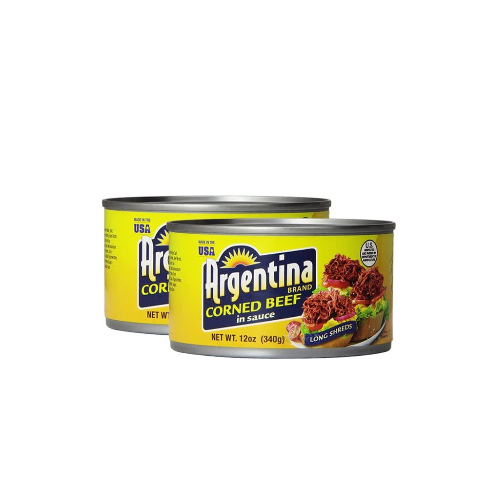 Argentina Corned Beef in Sauce (2 Pack, Total of 24oz)