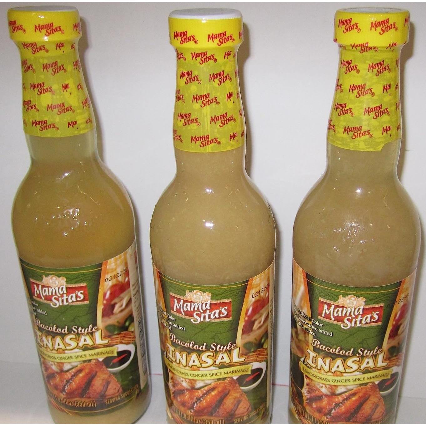 Mama Sita's Bacolod Style Inasal Marinade Pack of Three 350 Ml Per Bottle
