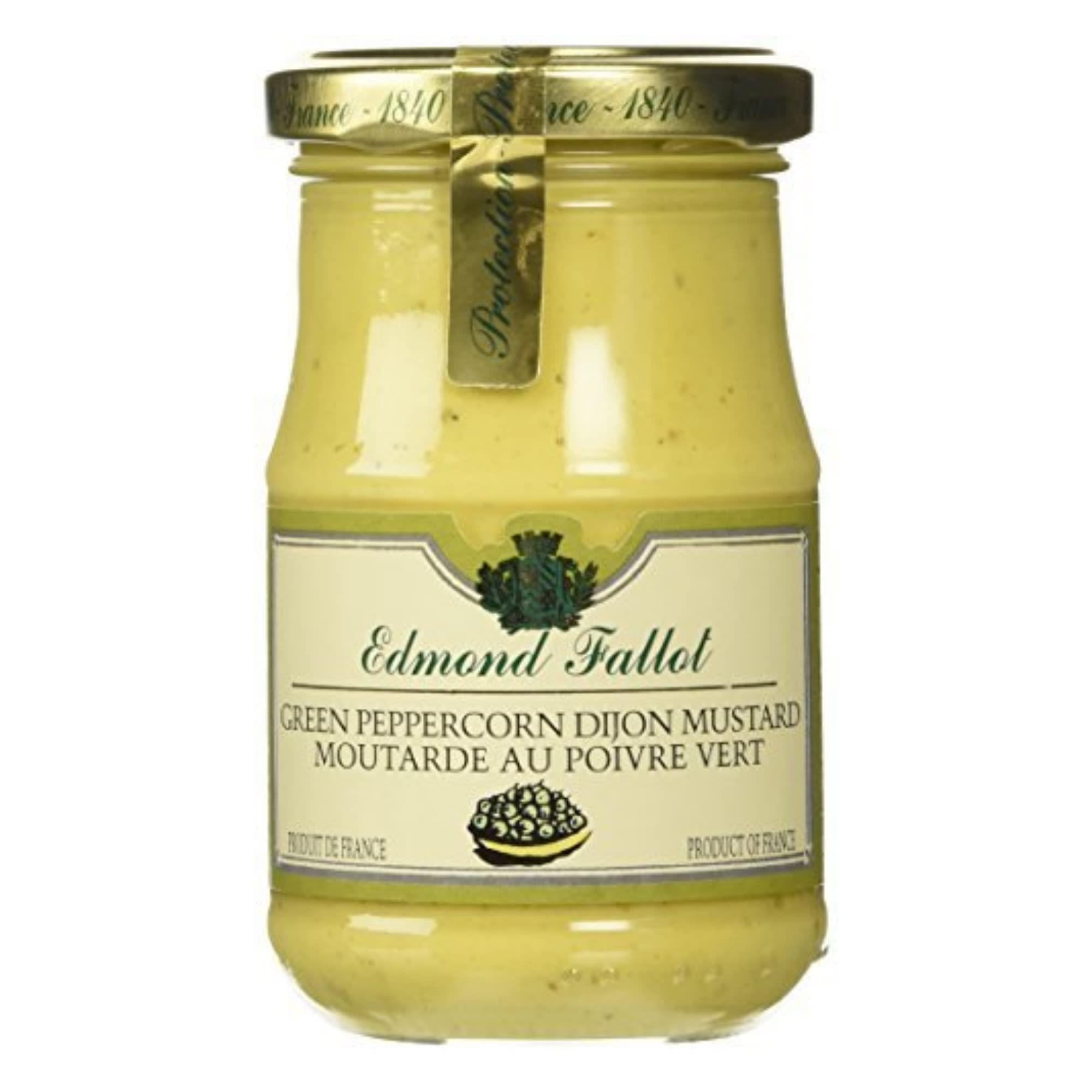 Edmond Fallot Green Peppercorn Dijon Mustard by Edmond Fallot