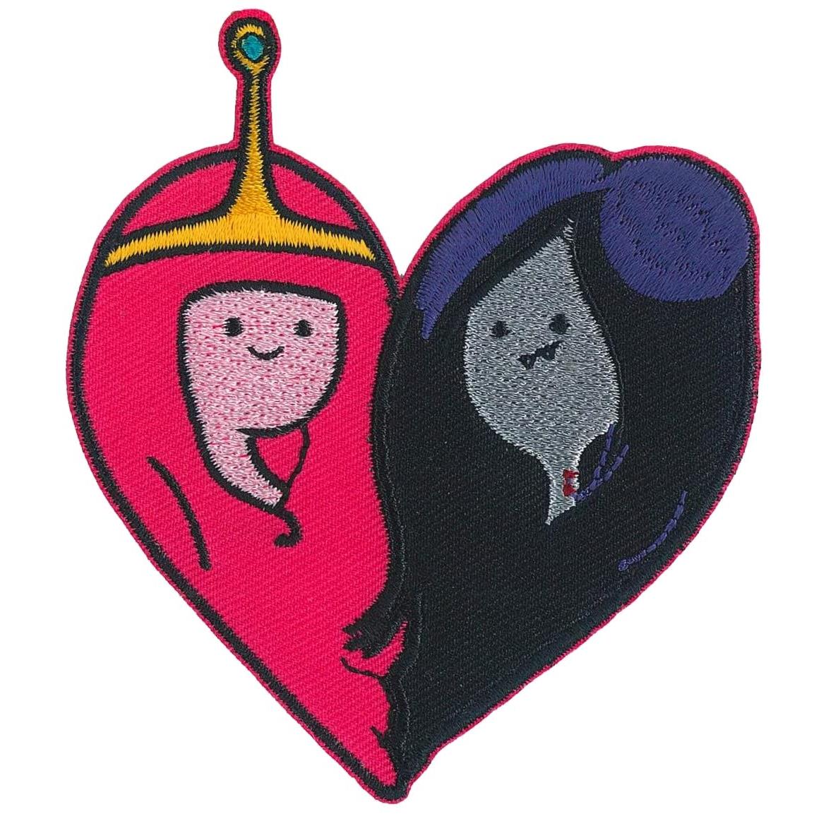 C&D Visionary Adventure Time PB + Marcy Heart Patch, Pink, Black