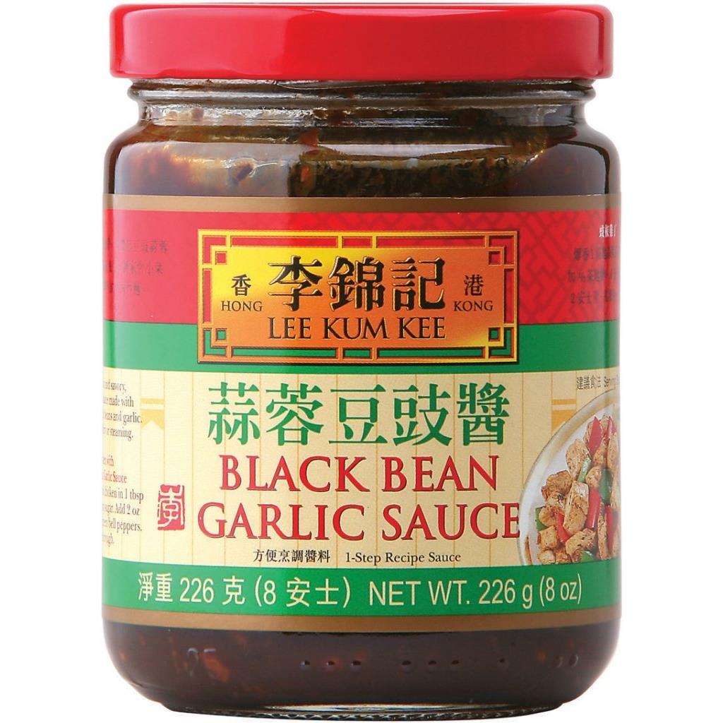 Lee Kum Kee Black Bean Garlic Sauce Glass Bottle,8 Ounce (Pack of 6)