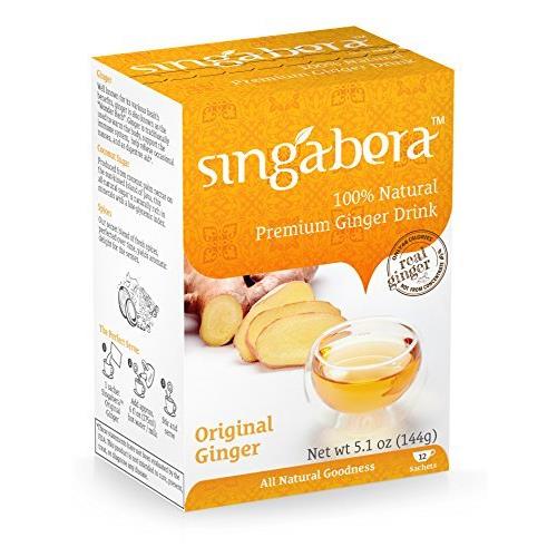Singabera Ginger Drink Original Flavor (Pack of 3) 5.1oz