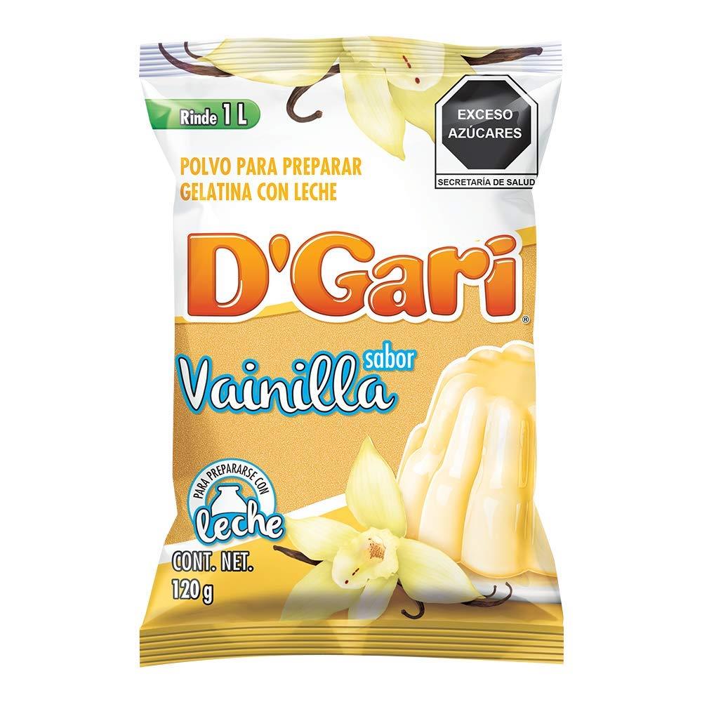D'Gari Gelatin Dessert Vanilla- Dgari Vainilla 5 pack (VAINILLA)