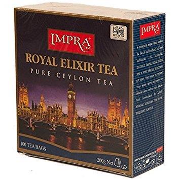 Impra Black Tea, Royal Elixir Tea , 2 g /100 ct. 200g