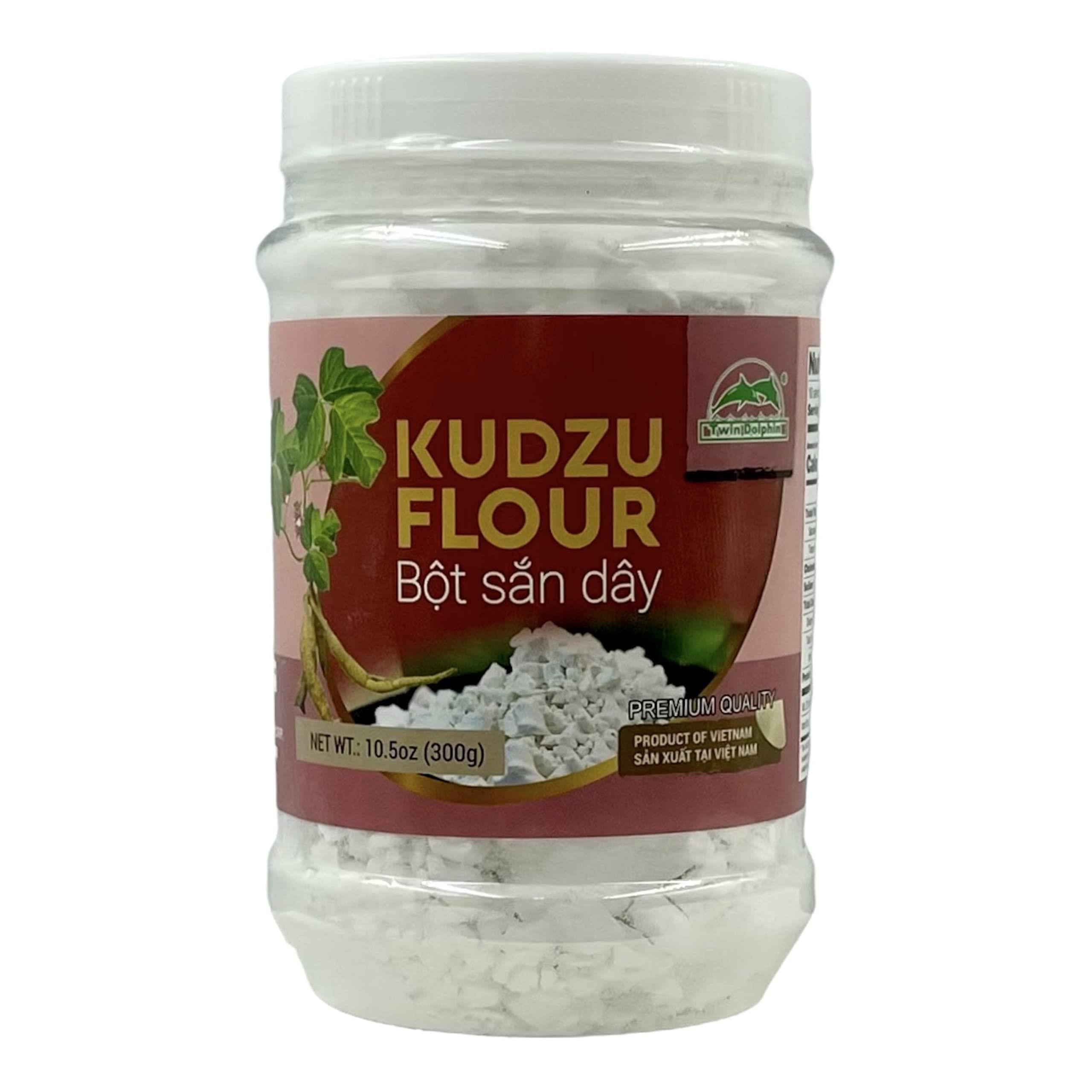 Twin Dolphin Bot San Day Kudzu Flour Chunks, 10.5 Ounce Reclosable Jars [Pack of 2]