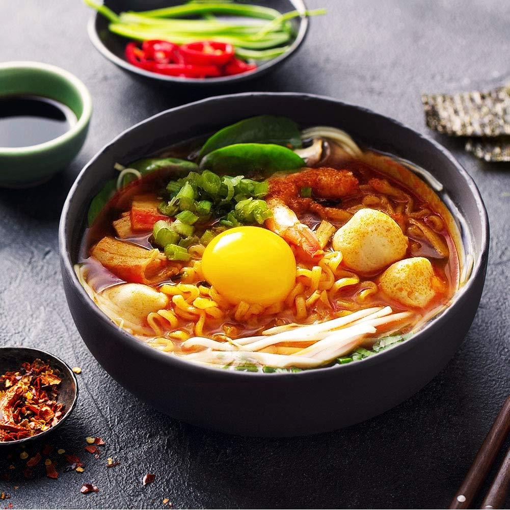 Paldo Fun & Yum Bul Jjamppong Instant Noodles with Soup, Spicy Seafood Based Broth, Best Oriental Style, Original Korean Ramyun, Spicy Ramen Challenge, K-Food, 팔도 불짬뽕 115g x 8 Pack