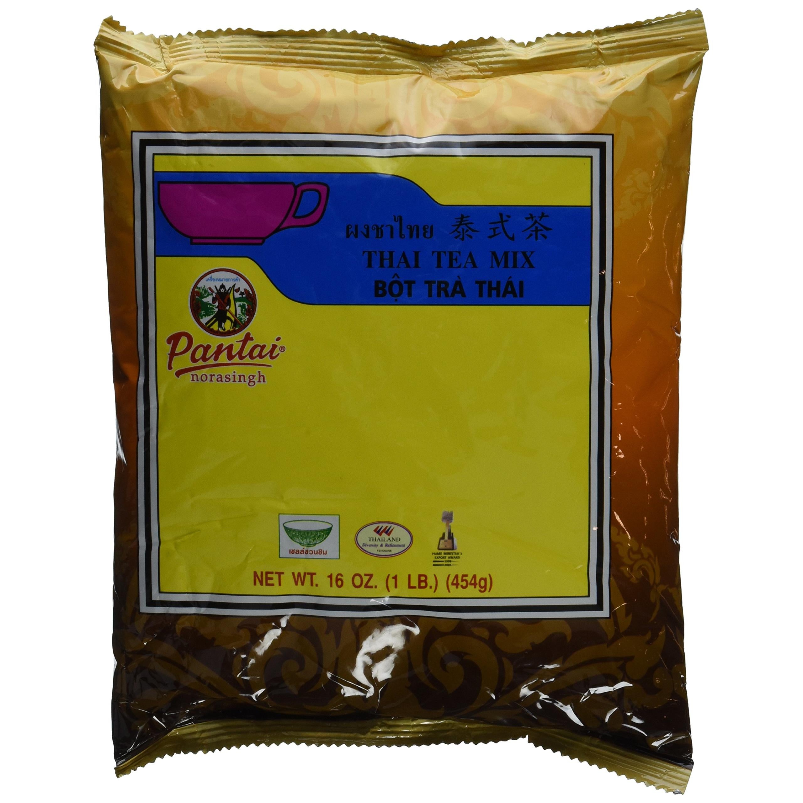 Pantai Norasingh Thai Tea Mix 1 Pound Bag - 4 Pack
