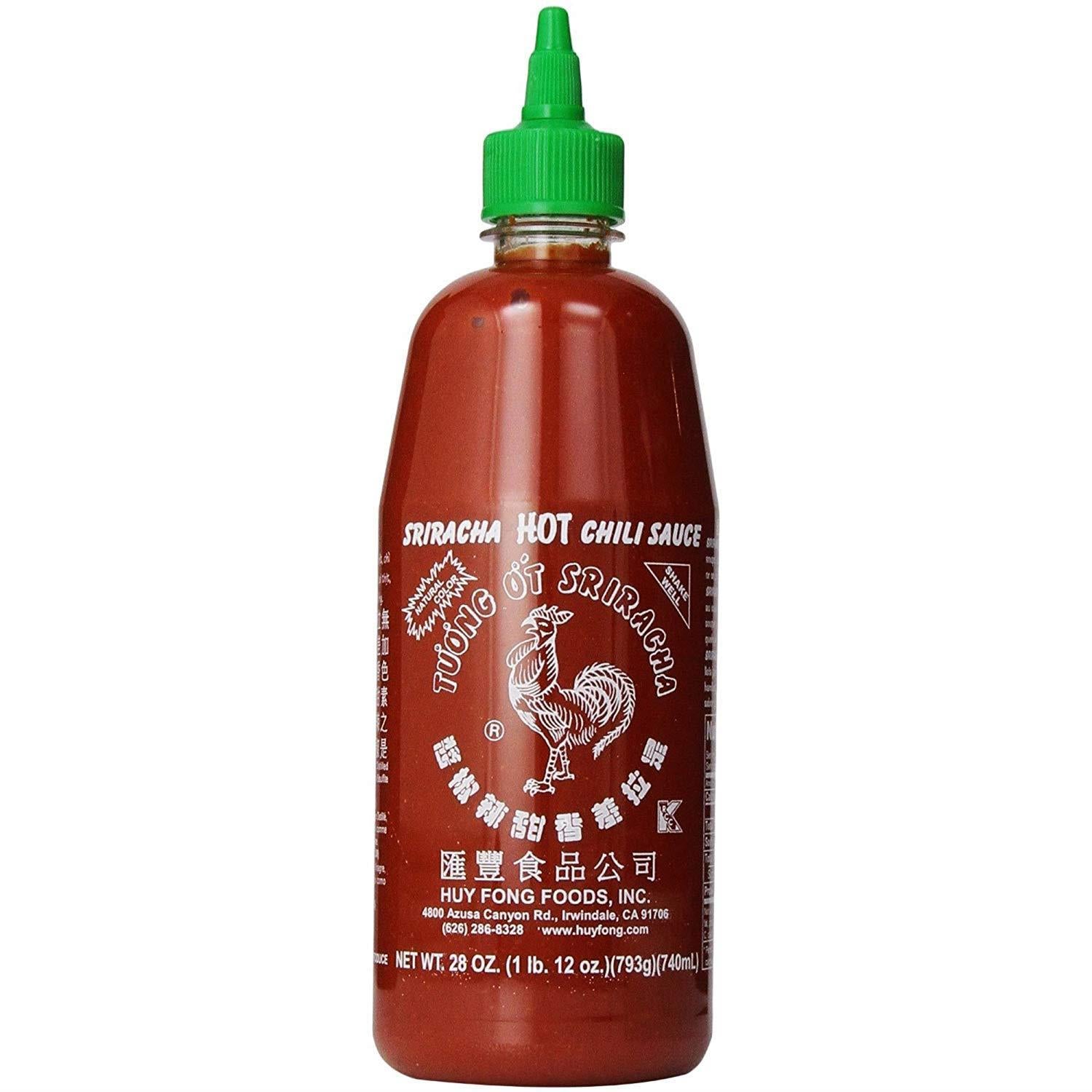 Tuong Ot Sriracha Hot Chili Sauce 28oz