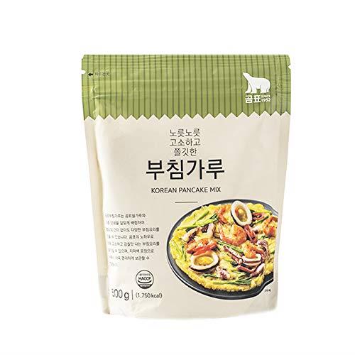 GomPyo Korean Frying Mix Pancake Mix Powder 1.1lb 곰표 부침가루, 튀김가루 (Pancake Mix, 1 Pack)
