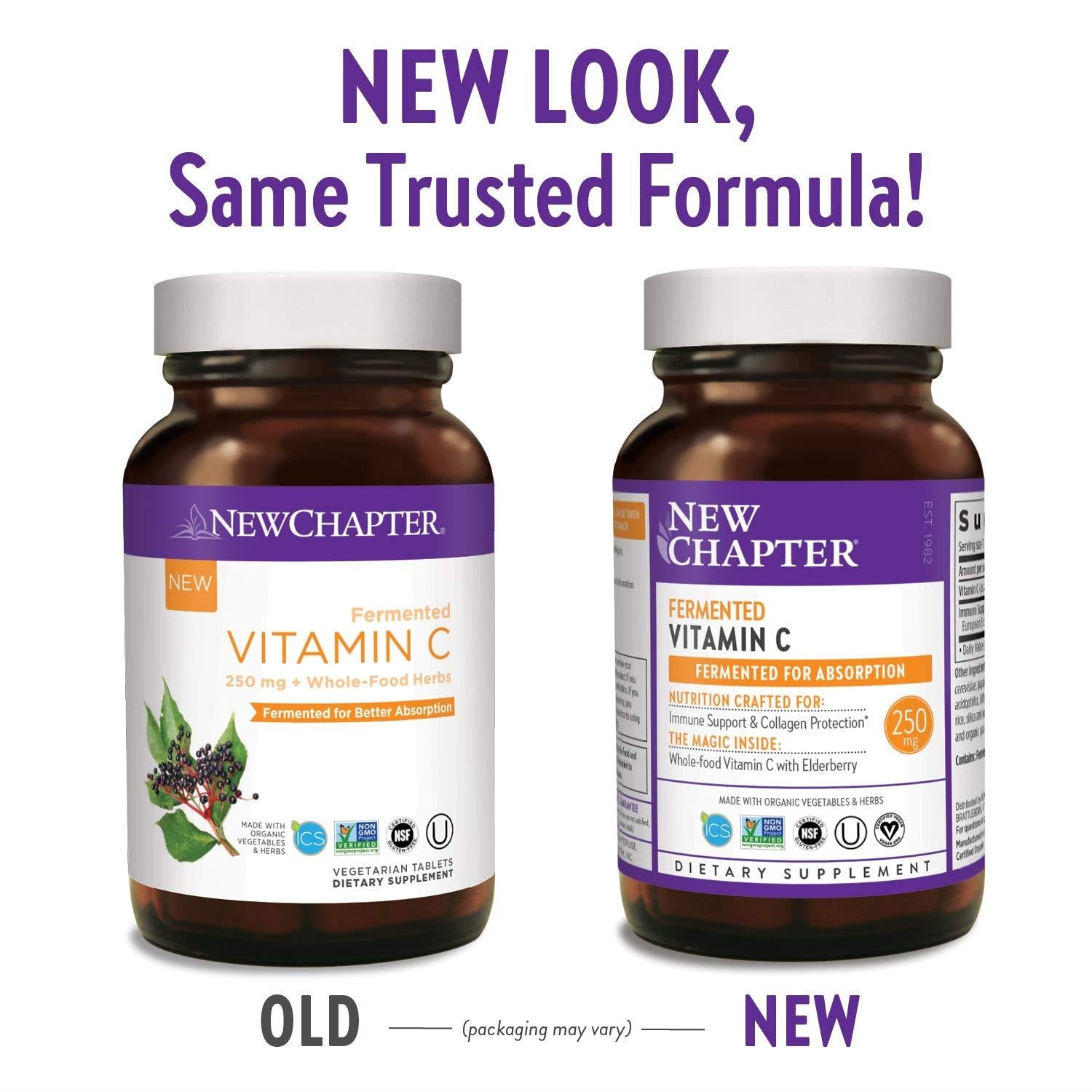 New Chapter Fermented Vitamin c, 30 Count