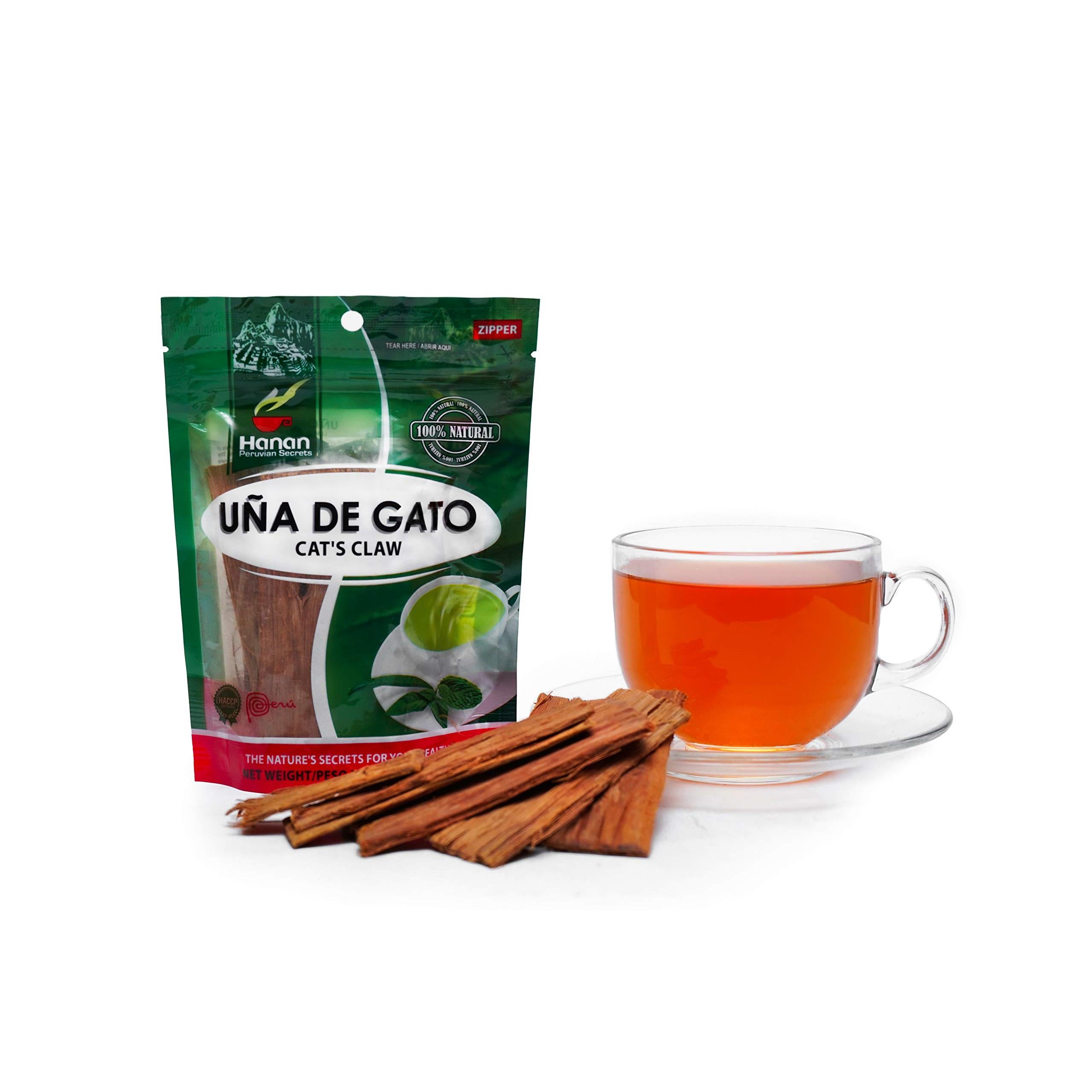 Hanan Peruvian Secrets Una De Gato Herbal Tea | 100% Natural Cat’s Claw Bark | 2.82oz / 80g | Naturally Aids in Supporting a Healthy Immune System