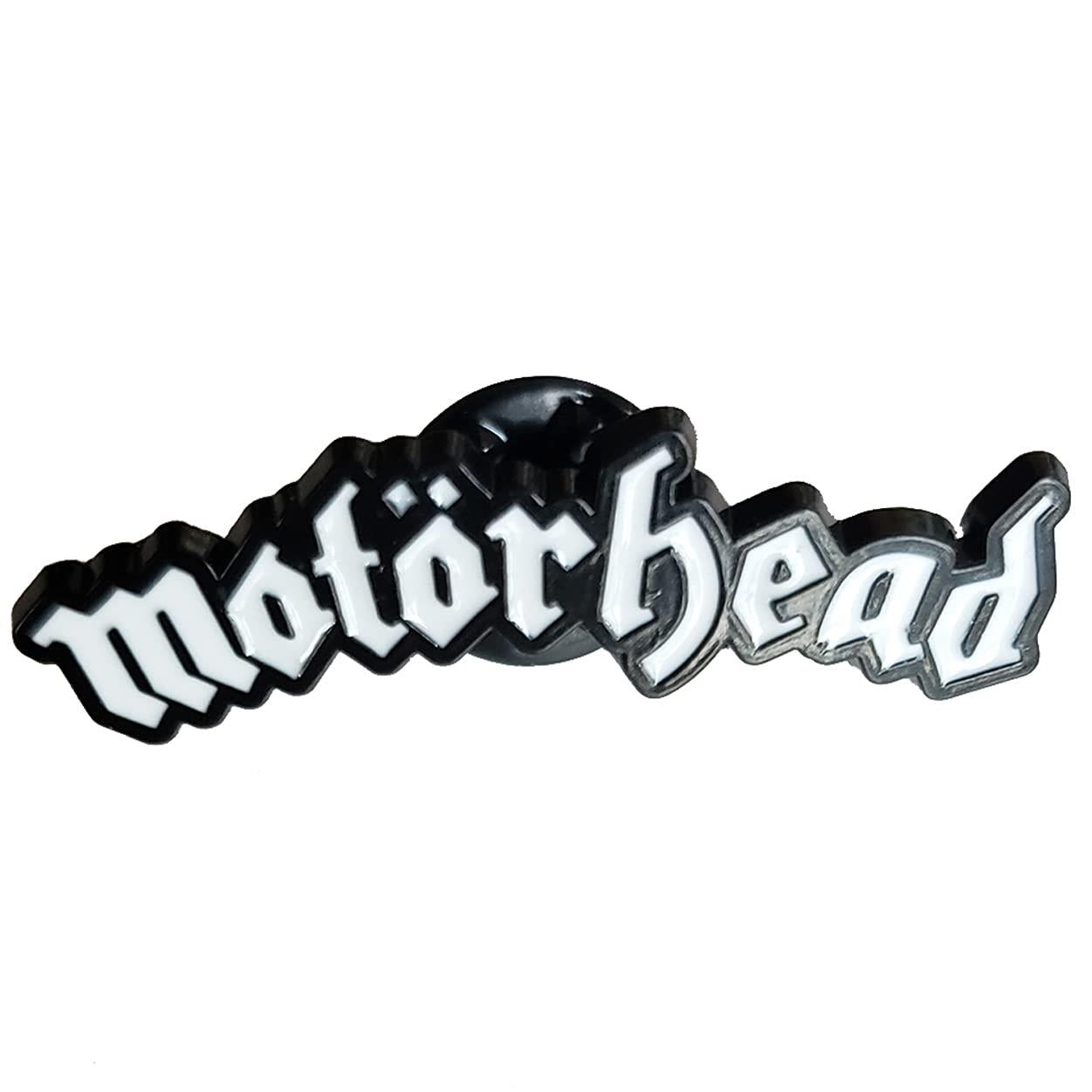 C&D Visionary Motorhead Logo Metal Lapel Pin, Black, White