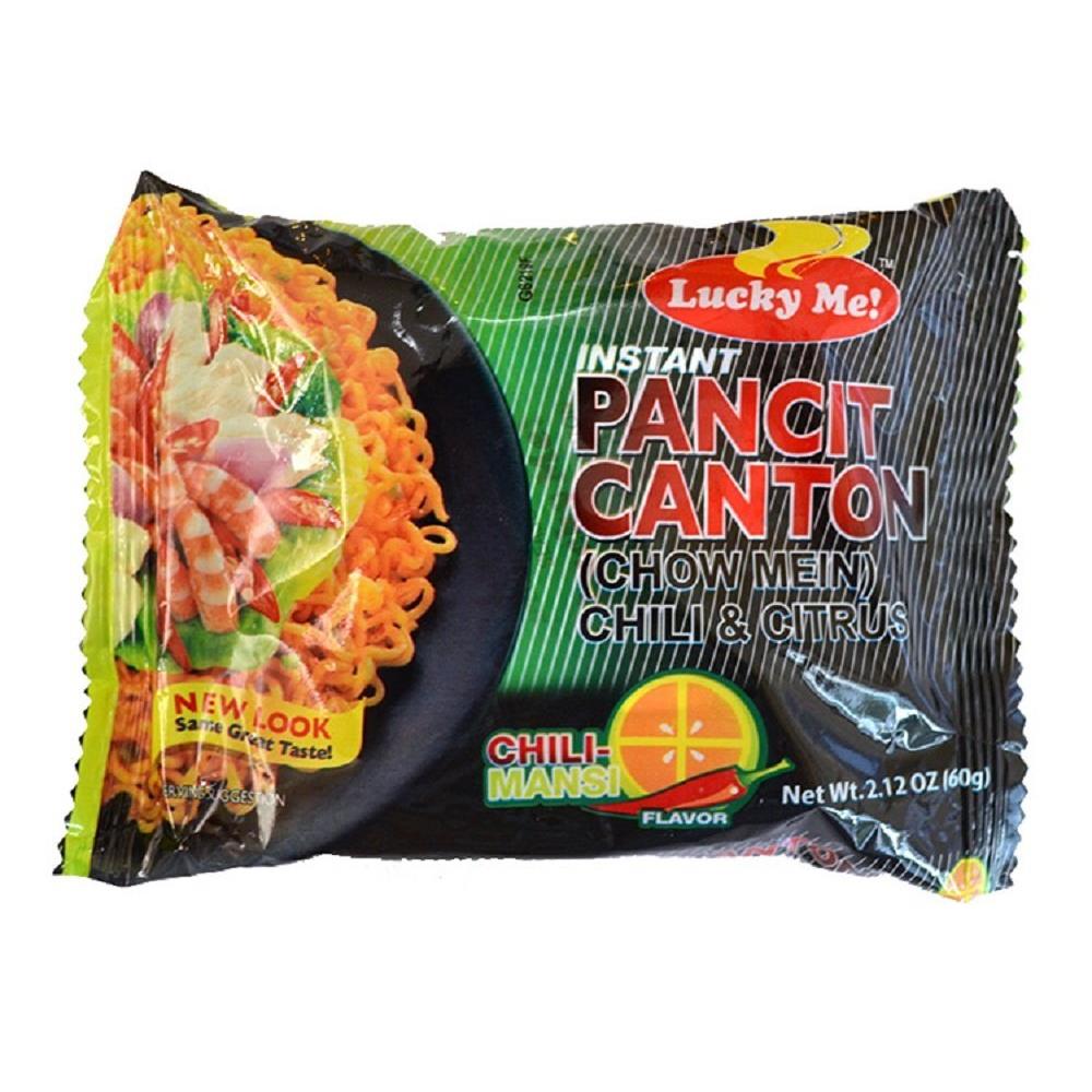 Lucky Me! Instant Noodle Soup (Chili Mansi, 2.12 Ounce (Pack of 30)