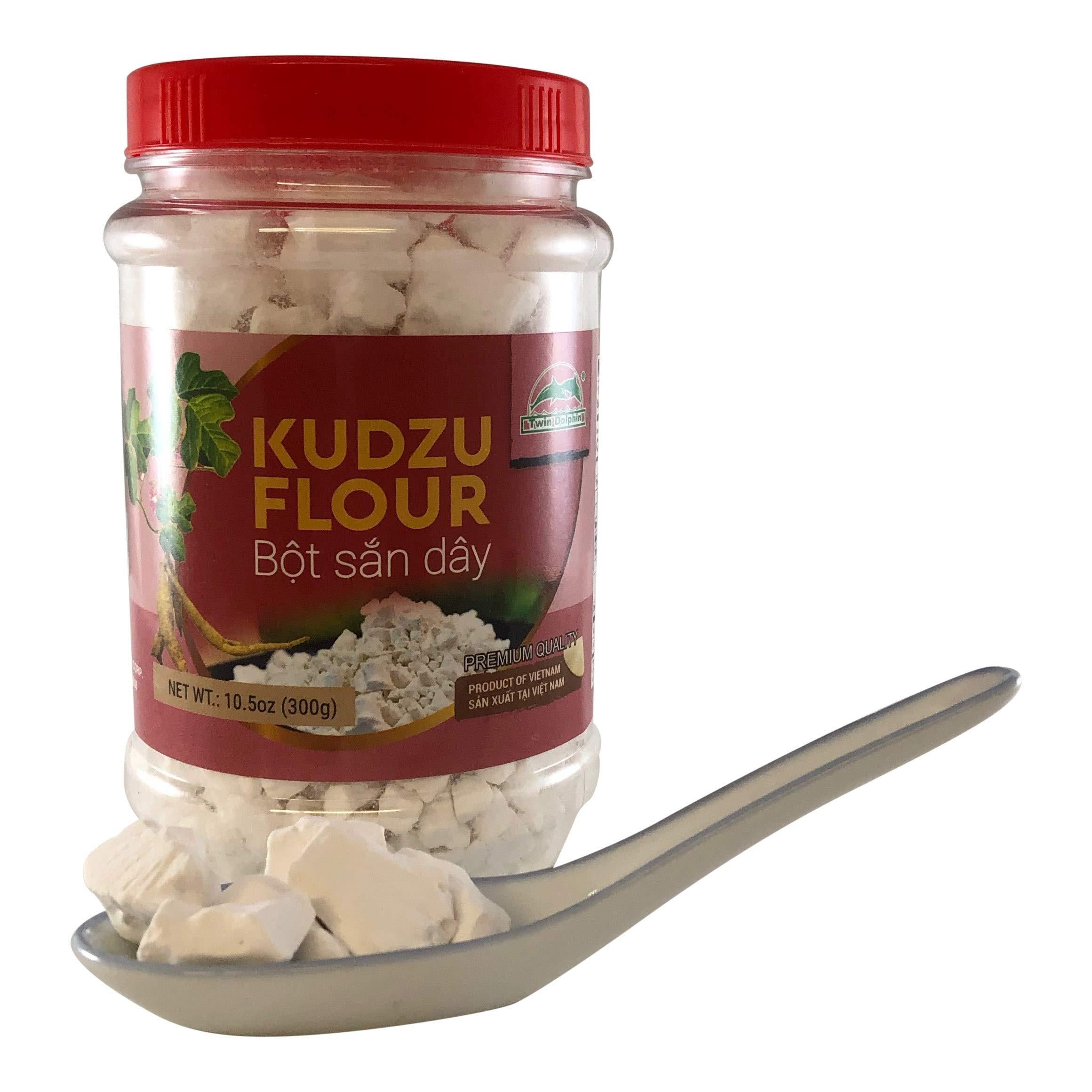 Twin Dolphin Bot San Day Kudzu Flour Chunks, 10.5 Ounce Reclosable Jars [Pack of 2]
