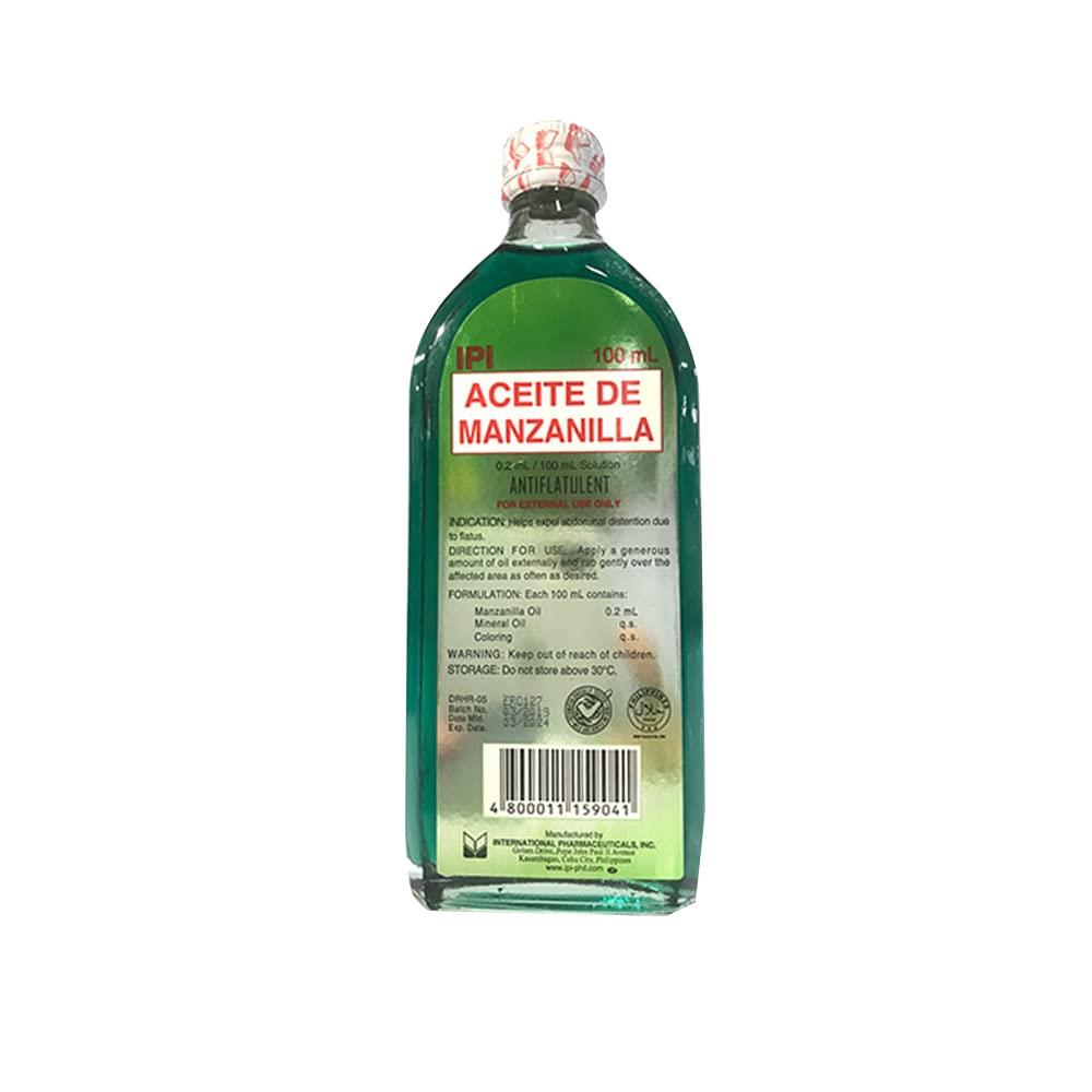 Aceite De Manzanilla 100ml Large Size (NEW STOCK)
