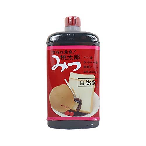 [Product of Japan] 桃太郎みつ MOMOTARO KUROMITSU (JAPANESE BLACK SUGAR SYRUP) FOR BAKING, PANCAKE, ICE CREAM, DESSERT, COFFEE, BOBA TEA - 12.69 FL OZ