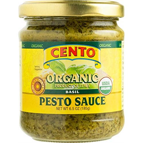 Cento - Imported Organic Basil Pesto, (2)- 6.5 oz. Jars