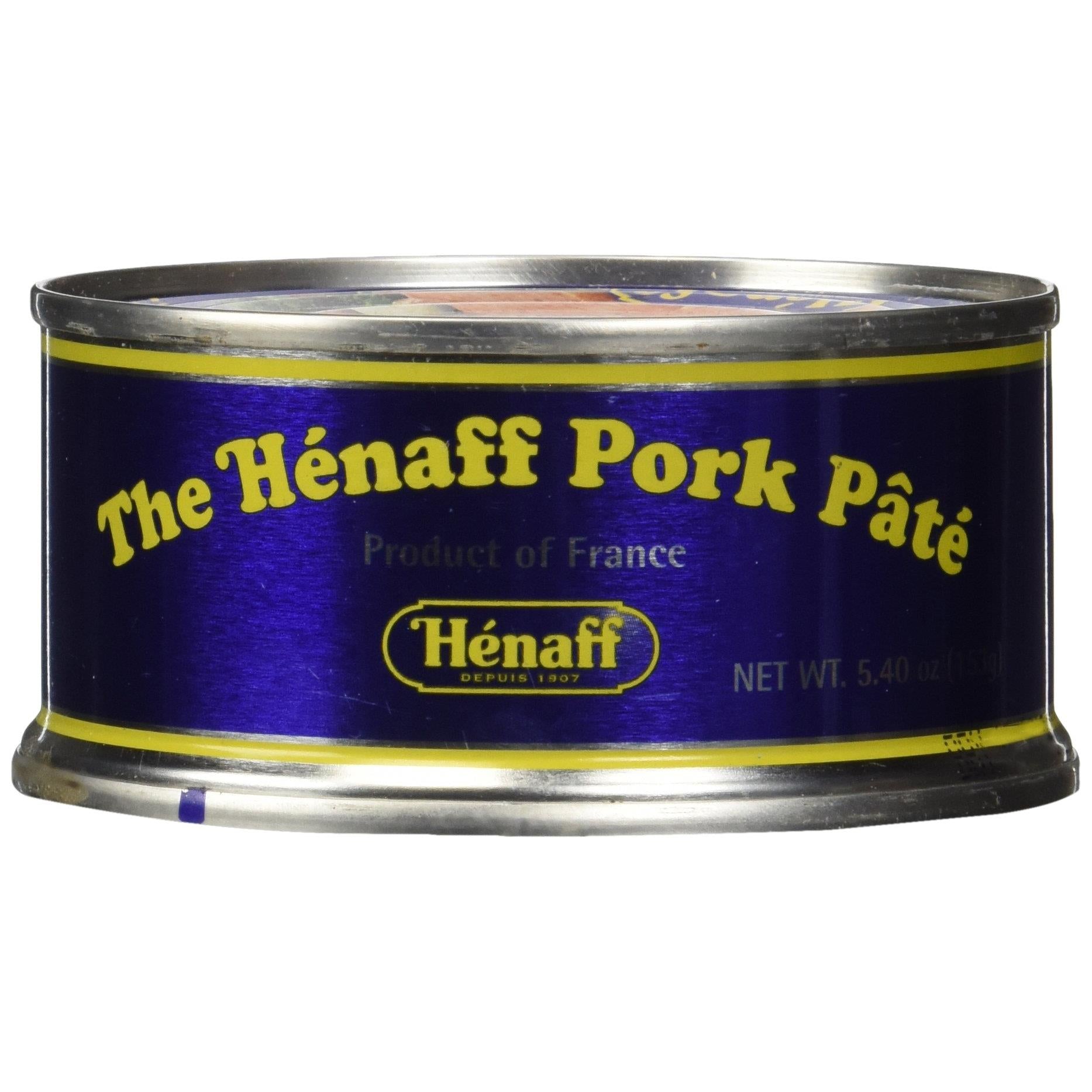 Henaff French Pork Pate Pure Porc 96% - 153 gram can