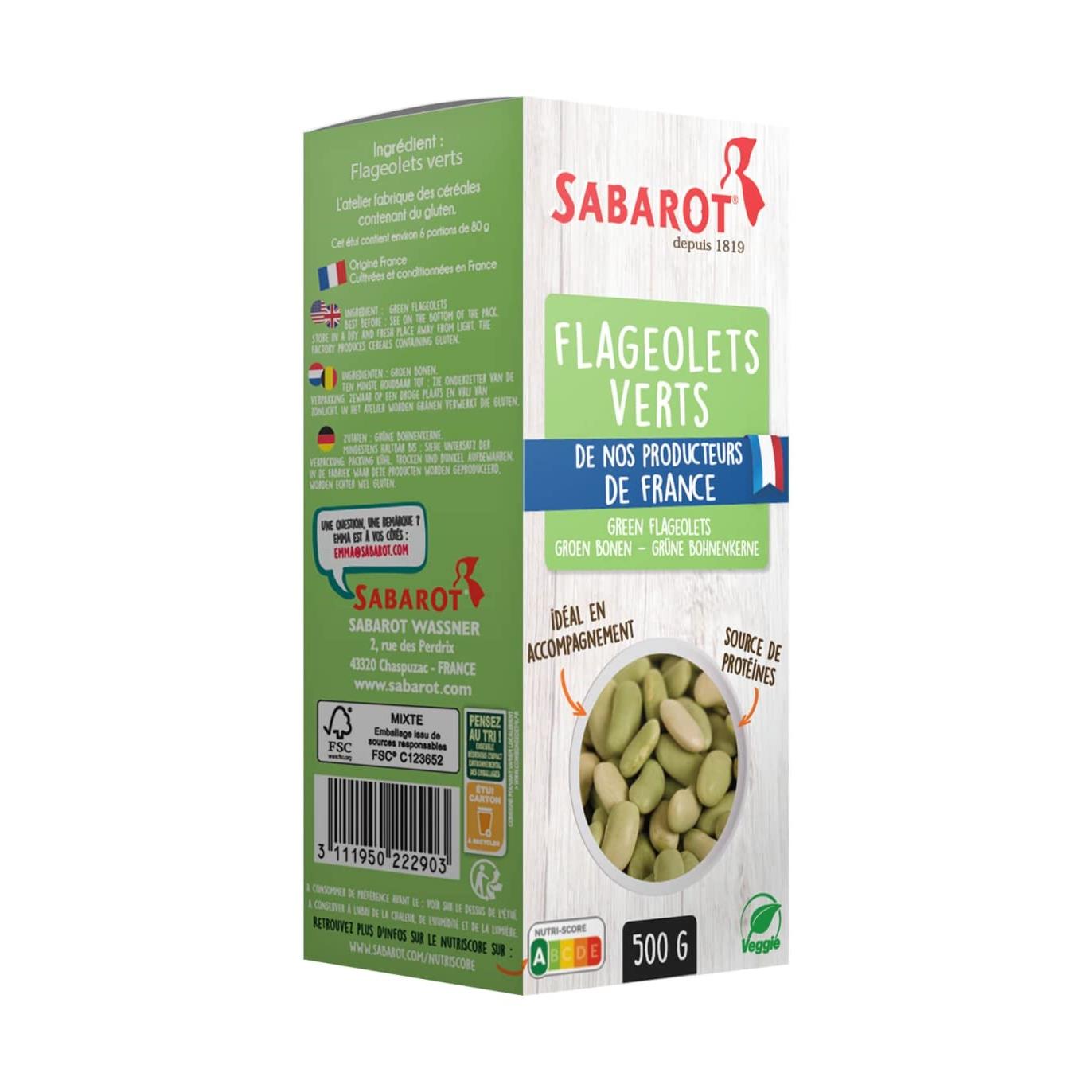 Green Kidney Beans (Flageolet) - Dried