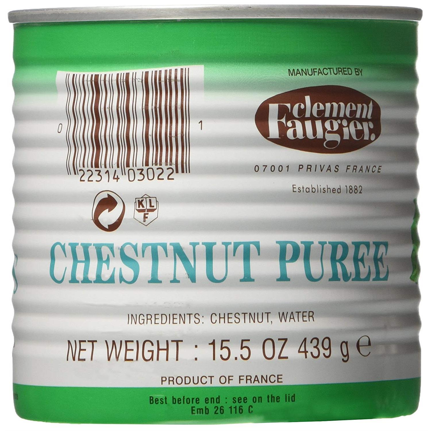 Clement Faugier Chestnut Puree from Ardeche - 15.5 oz. (2 PACK)