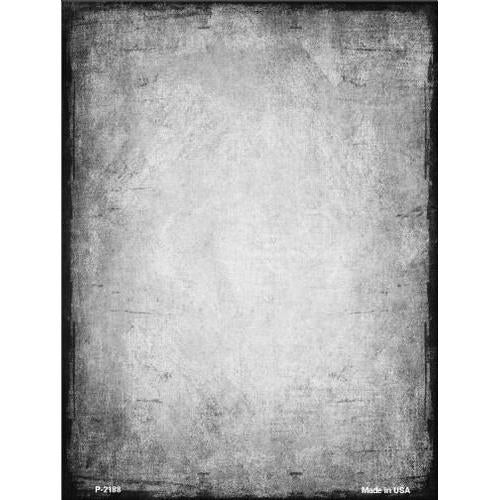 Grey Distressed Effect Background Blank Vanity Metal Novelty Parking Sign Blanks