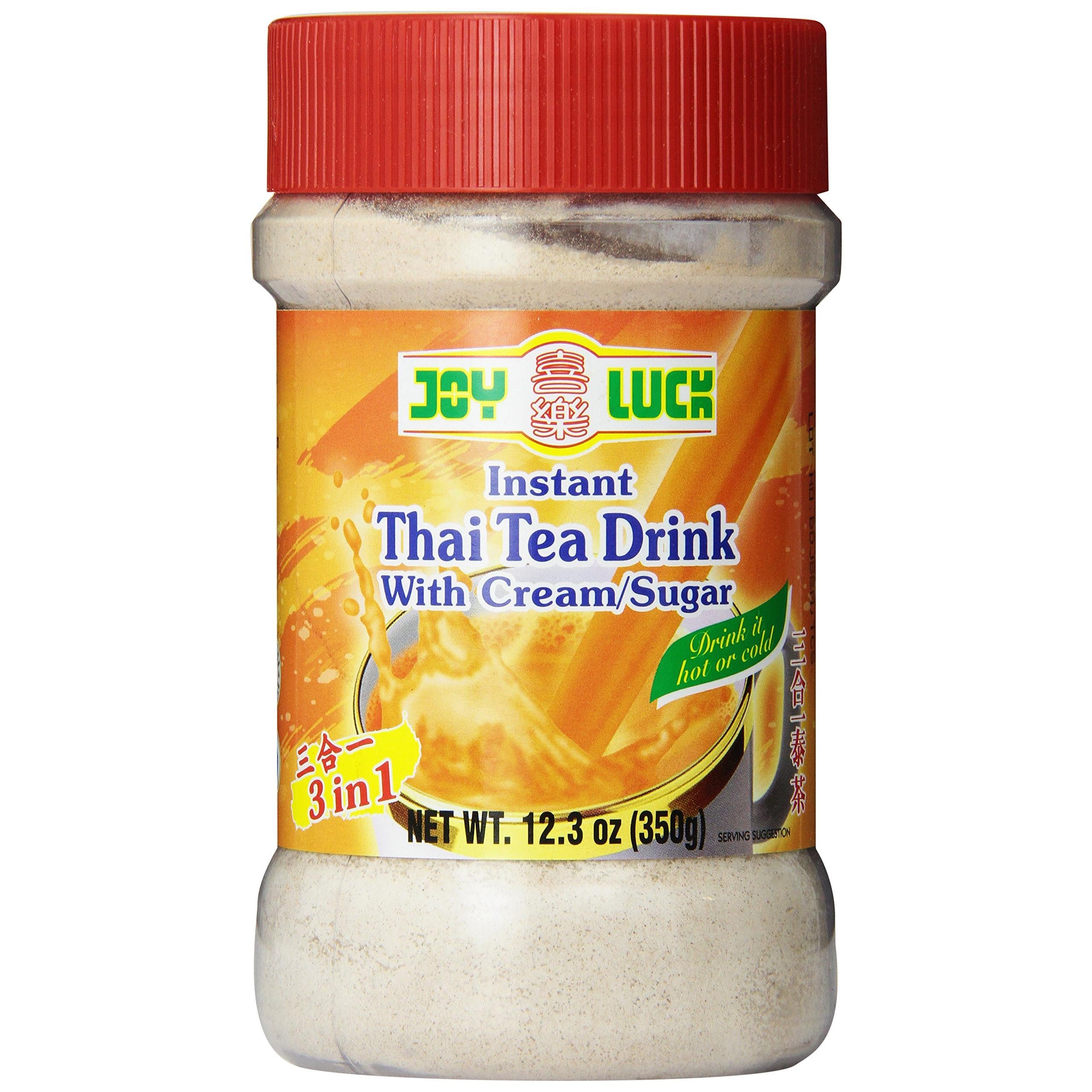 Joy Luck Instant Drink with Cream/Sugar, Thai Tea, 12.3-Ounce