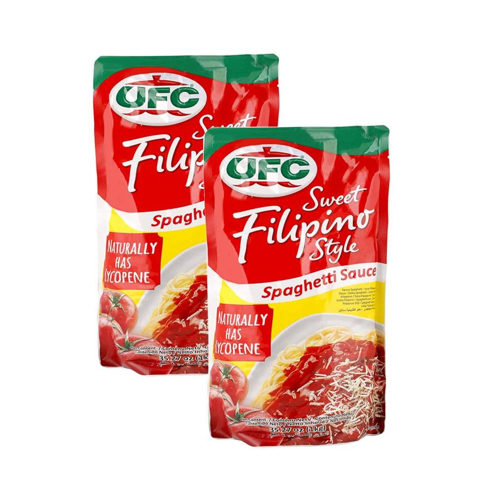 UFC Brand Sweet Filipino Style Spaghetti Sauce (2 bags - 1 Kilo ea)