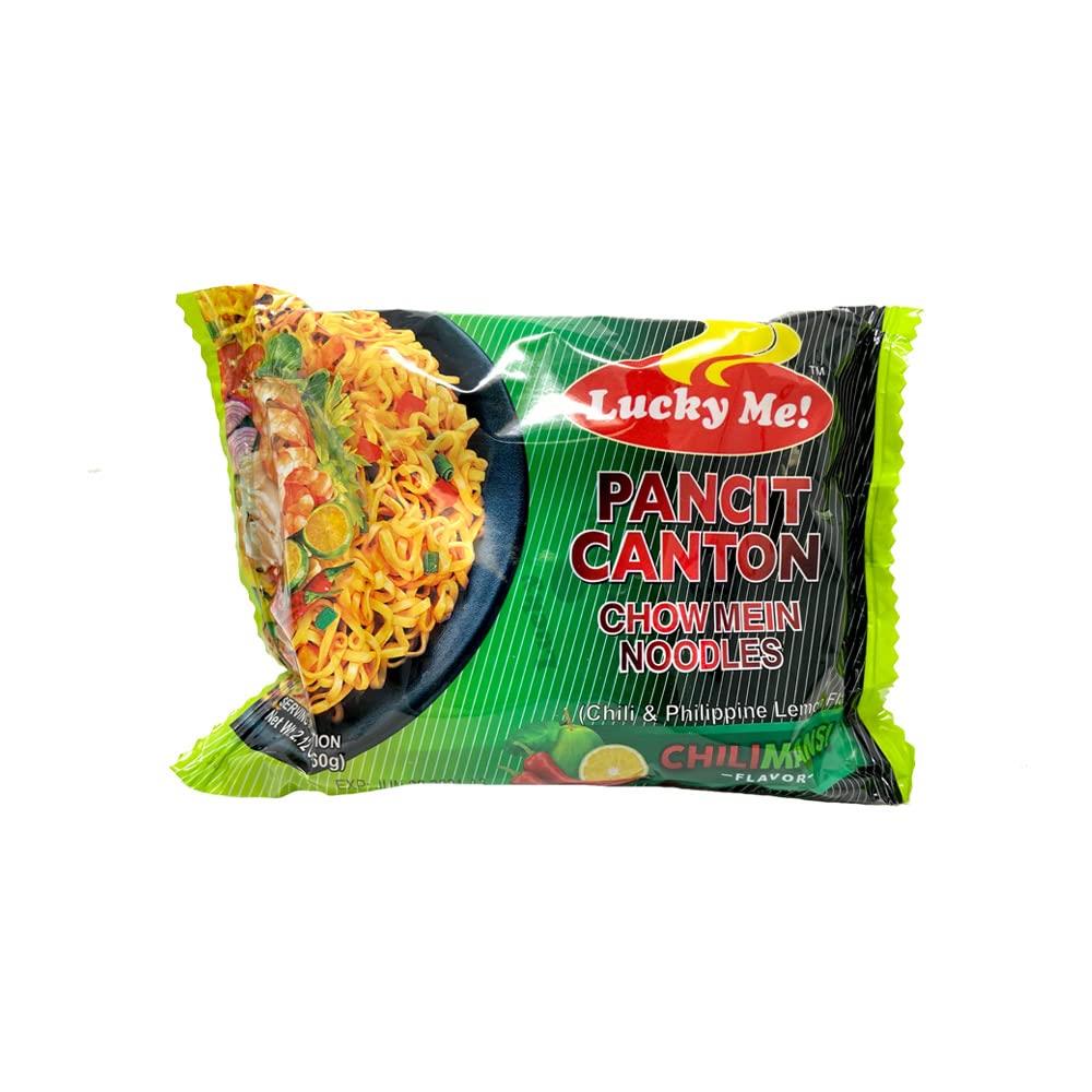 Instant Pancit Canton Chili-mansi (Instant Chow Mein Chil & Citrus Flavor) - 2.29oz [Pack of 6]