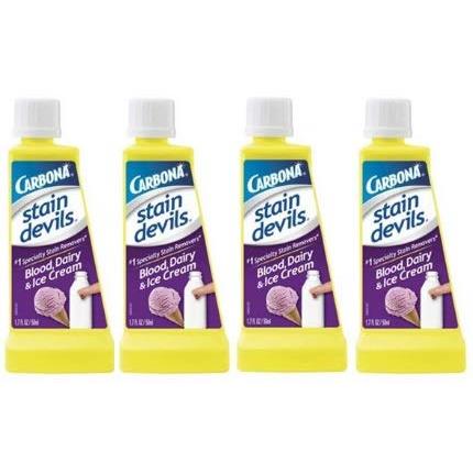 Carbona Stain Devil #4 - 4 Pack for Blood and Dairy