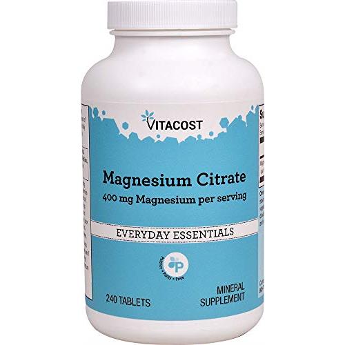 Vitacost Magnesium Citrate -- 400 mg - 240 Tablets by Vitacost Brand