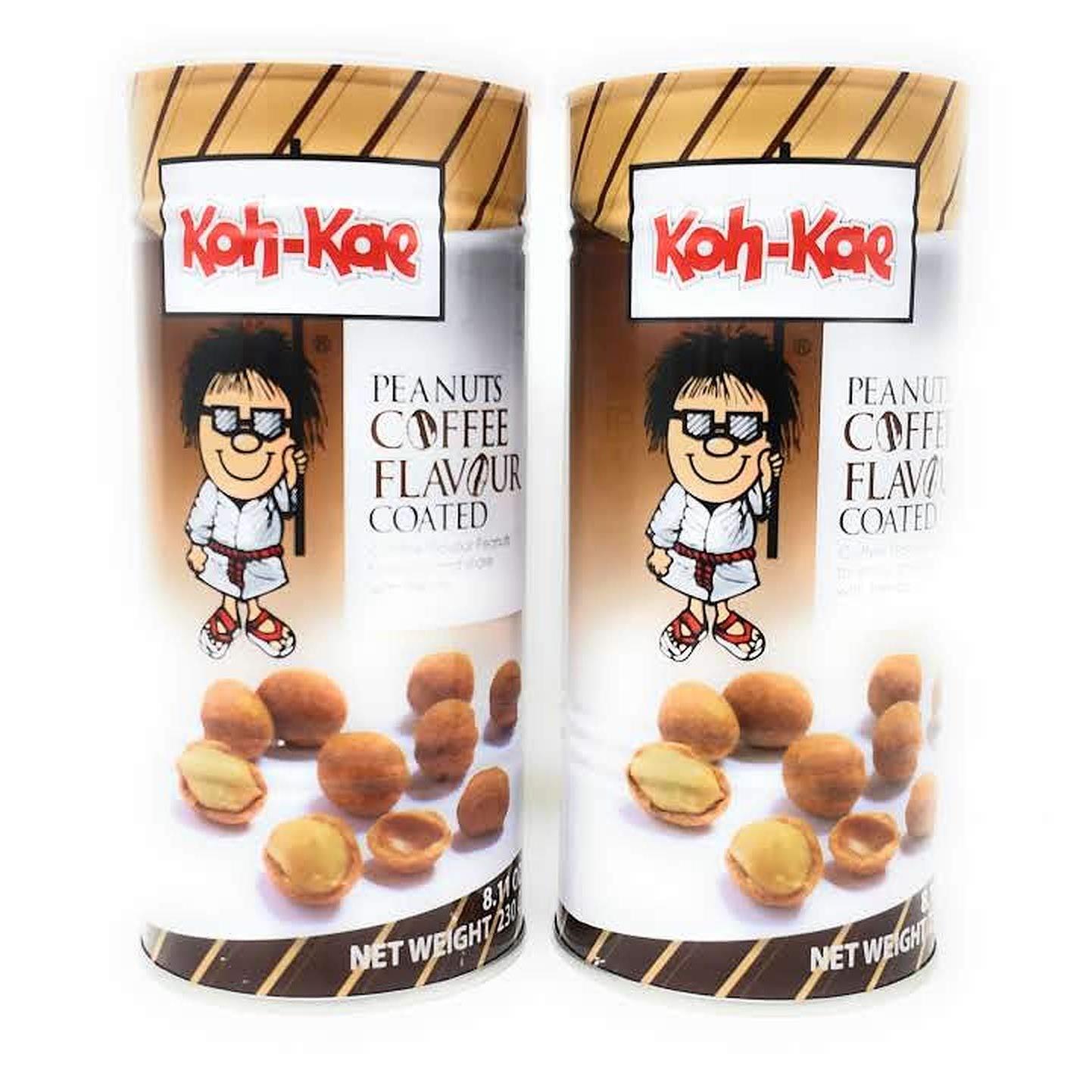 Koh-Kae Peanuts Coffee Flavoured Coated 8.11oz (230g), 2 Pack