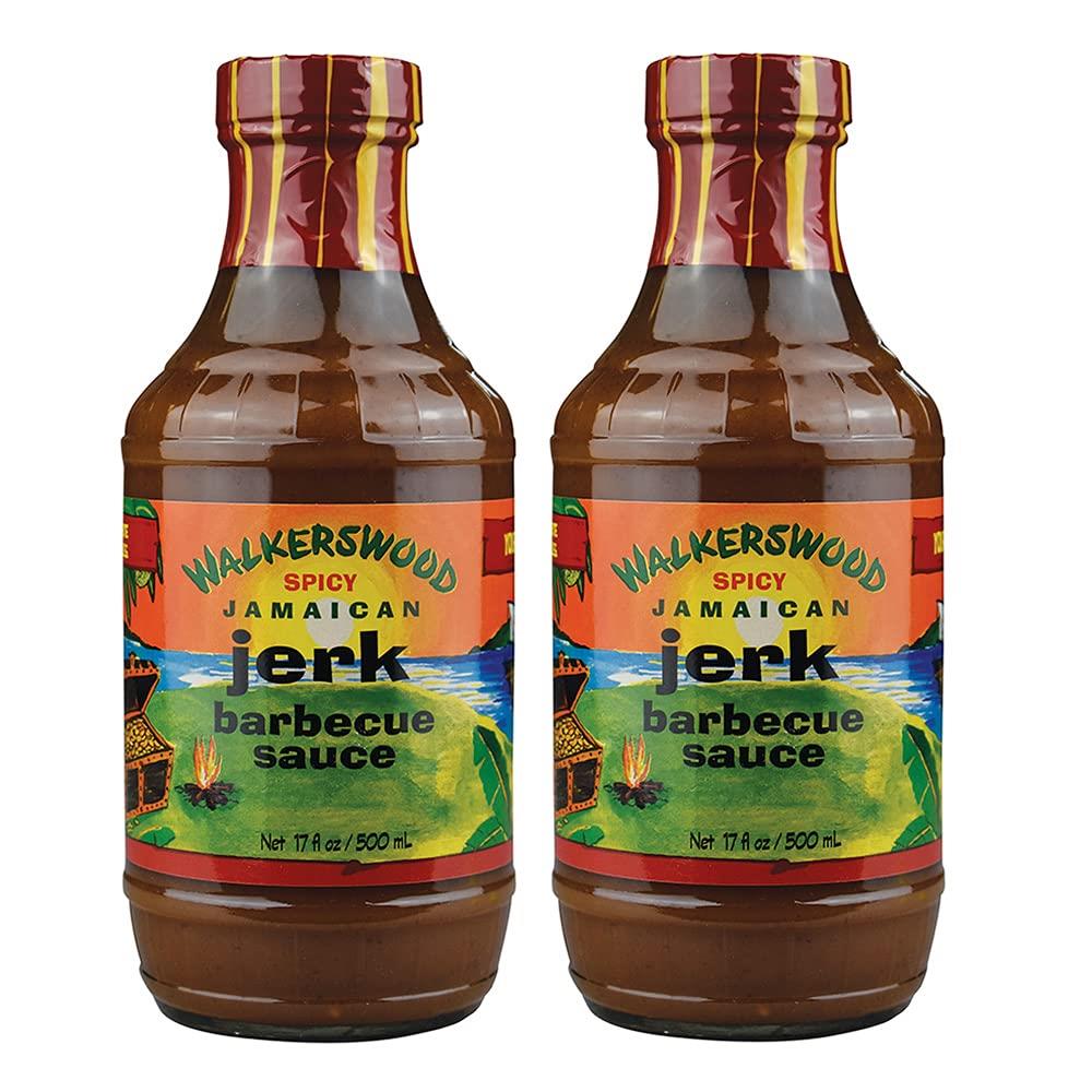 Walkerswood Jerk Barbecue Sauce Spicy 17oz (2 Bottles)
