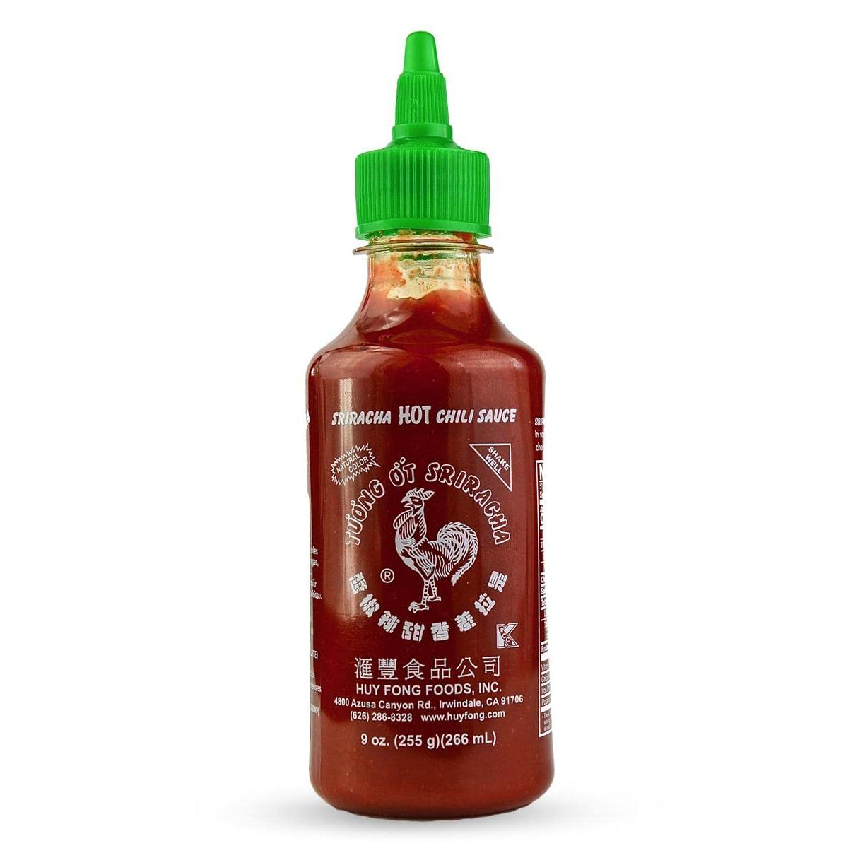 Huy Fong, Sriracha Hot Chili Sauce, 9 Ounce Bottle