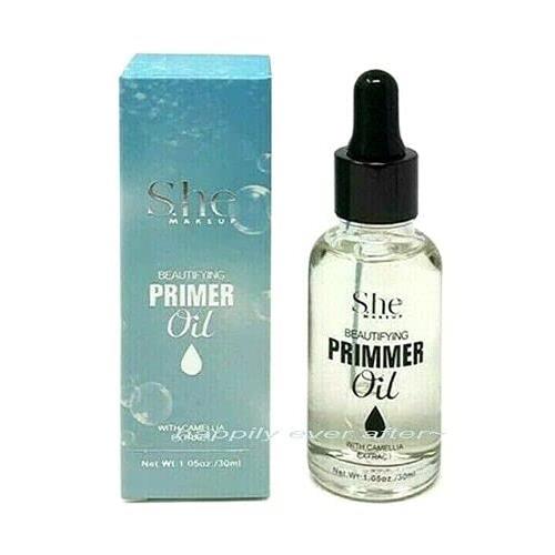S.he Makeup Face Primer for healthy & bright skin makeup - Camellia Primer Oil