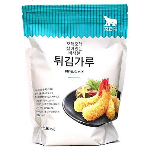 GomPyo Korean Frying Mix Pancake Mix Powder 1.1lb 곰표 부침가루, 튀김가루 (Frying Mix, 1 Pack)