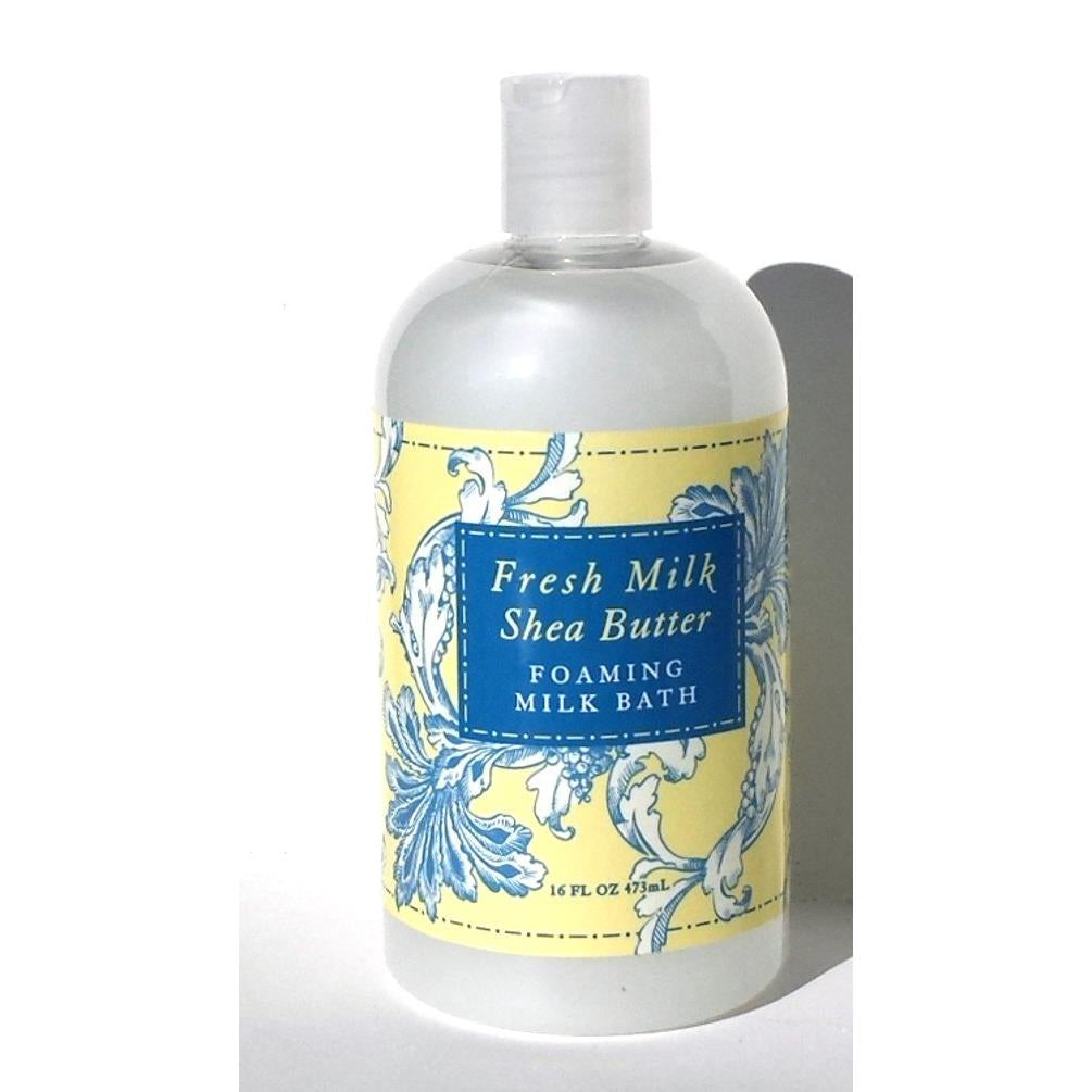 Greenwich Bay Fresh Milk Bubble Bath, Foaming Milk Bath with Buttermilk, Shea Butter and Cocoa Butter 16 oz.