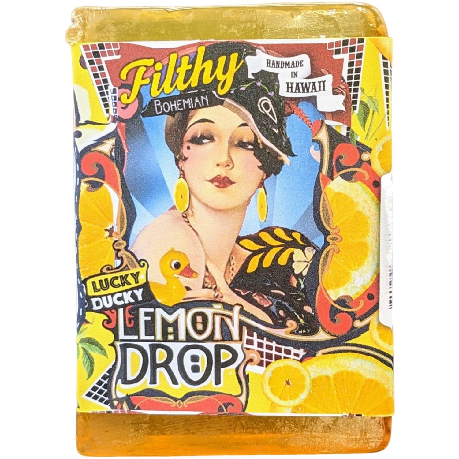 Filthy Bohemian BAR SOAP Lucky Ducky Lemon Drop Jojoba Lemon by Filthy Farmgirl