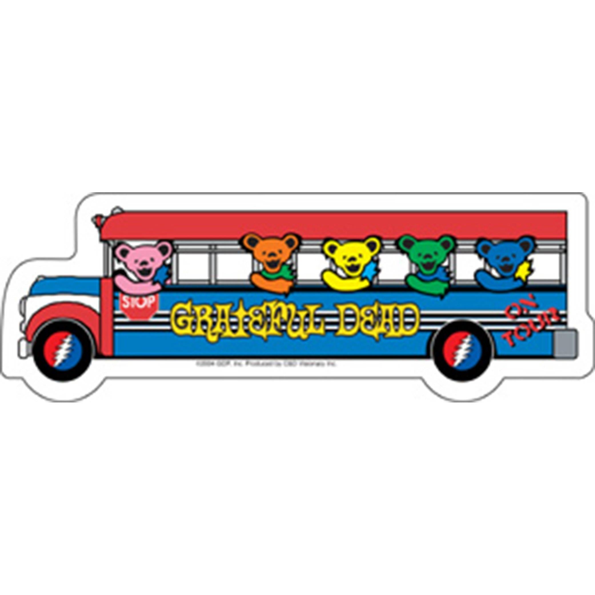 C&D Visionary Licenses Products Grateful Dead Bus Sticker
