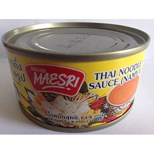 Maesri Thai Namya Noodle Sauce 4 Oz. (Pack of 4)