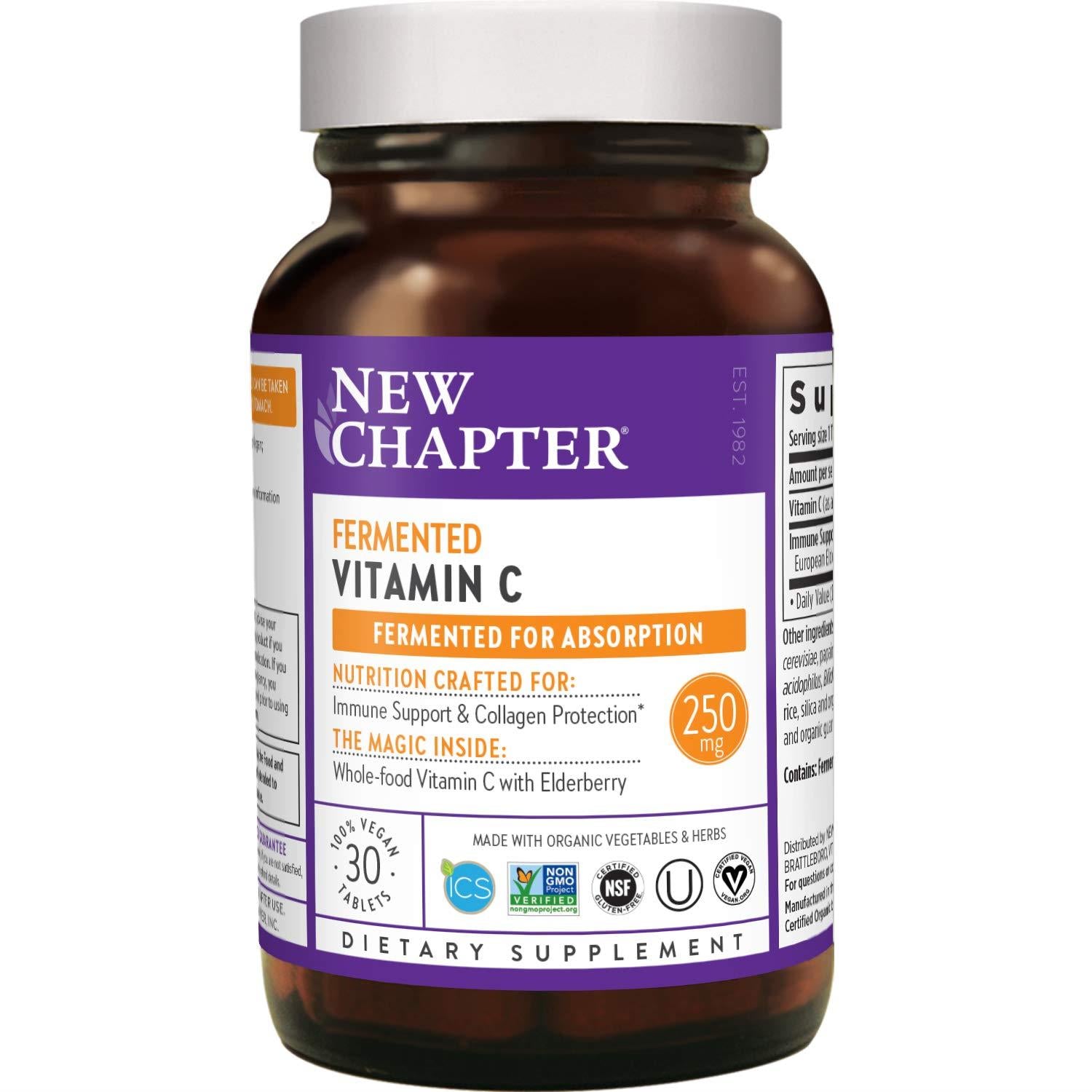 New Chapter Fermented Vitamin c, 30 Count