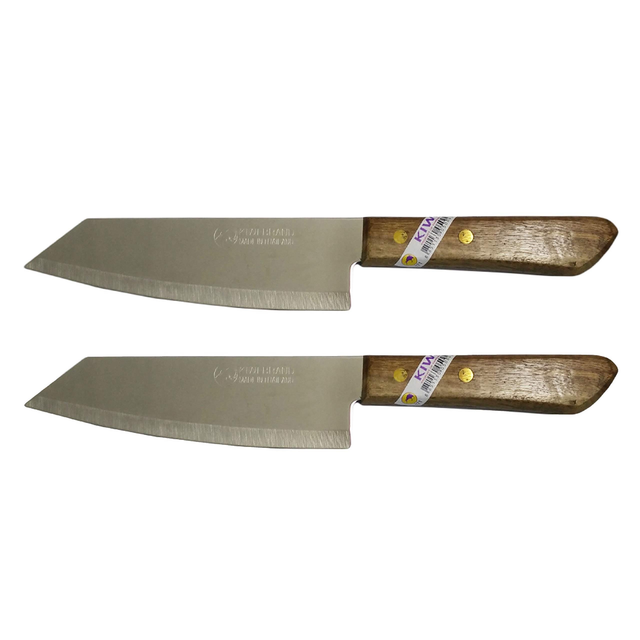 Set of 2 KIWI Brand deba Style Flexible Stainless Steel Knives # 171.